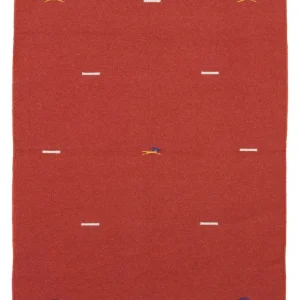 Kelim teppe - Trendy - 180 x 120 cm - rød