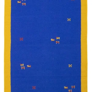 Kelim teppe - Trendy - 180 x 120 cm - blå