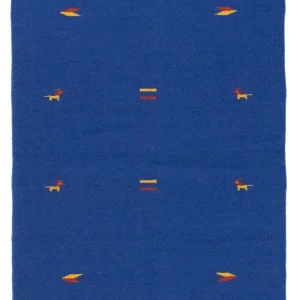 Kelim teppe - Trendy - 180 x 120 cm - blå