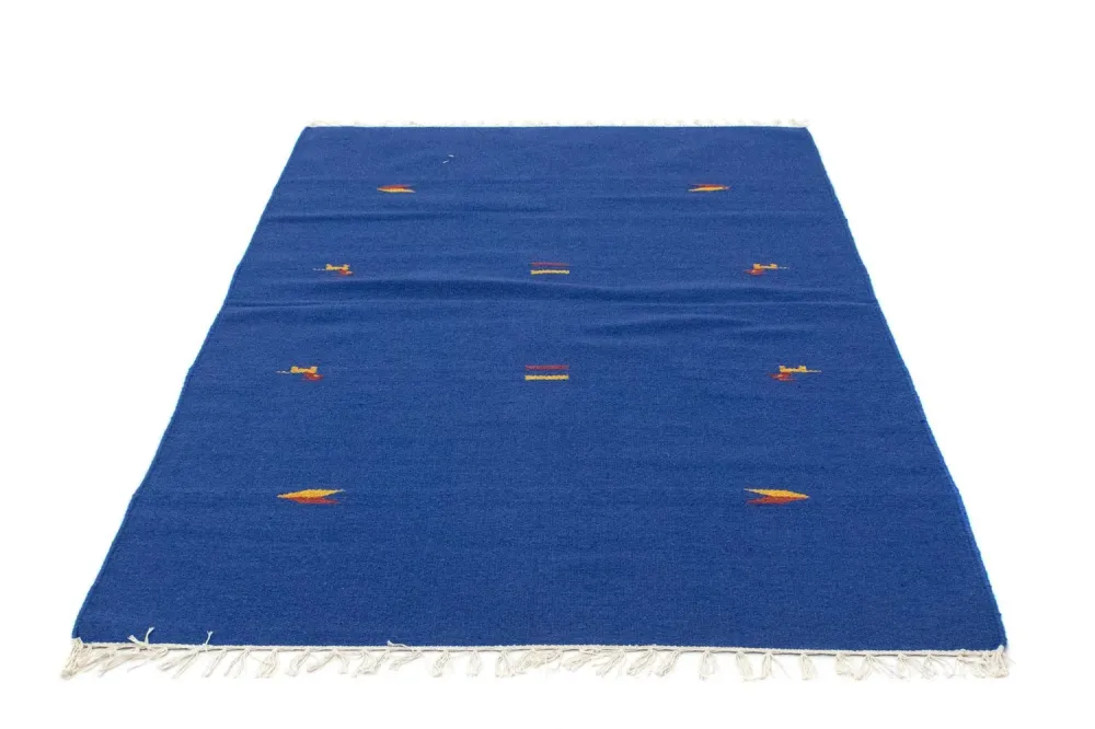 Kelim teppe - Trendy - 180 x 120 cm - blå