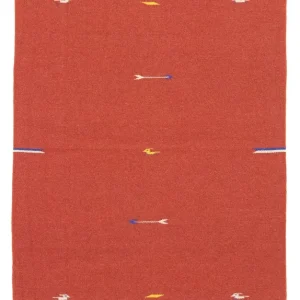 Kelim teppe - Trendy - 180 x 120 cm - rød