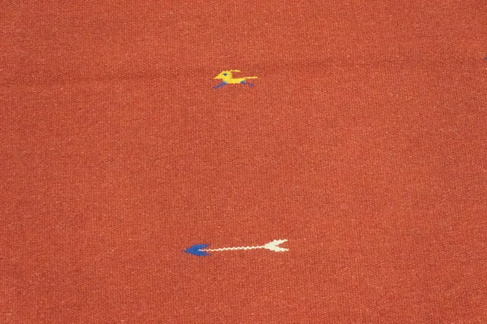 Kelim teppe - Trendy - 180 x 120 cm - rød