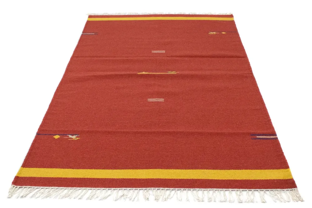 Kelim teppe - Trendy - 180 x 120 cm - rød