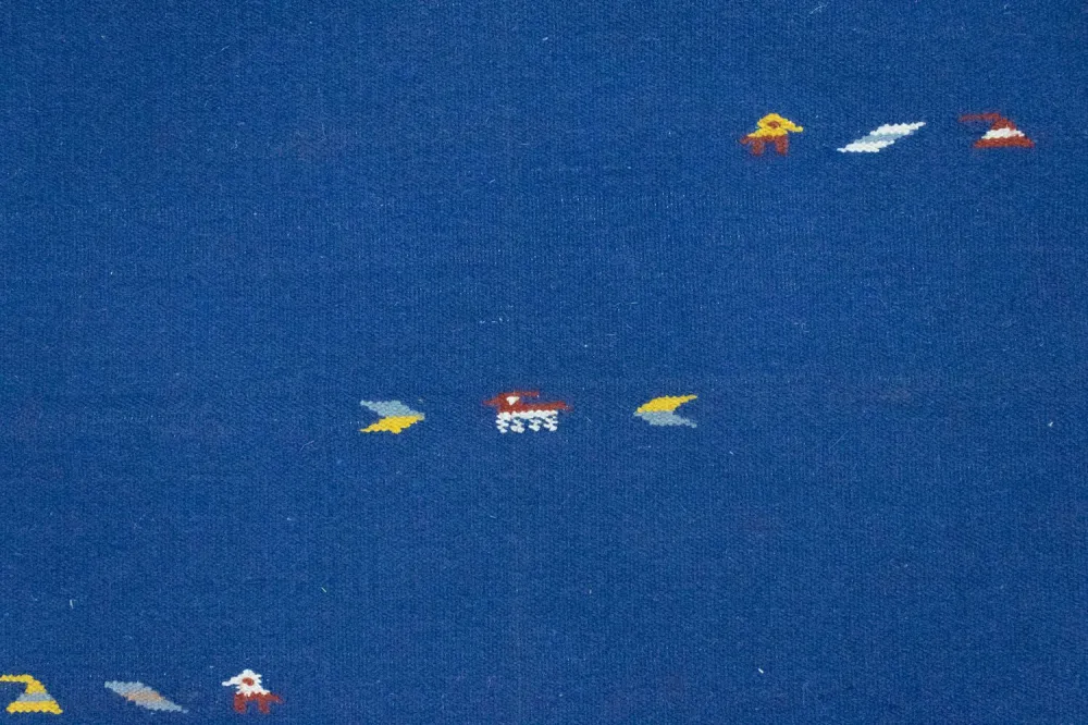 Kelim teppe - Trendy - 180 x 120 cm - blå