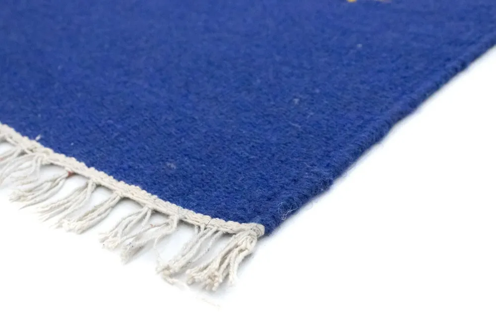 Kelim teppe - Trendy - 180 x 120 cm - blå