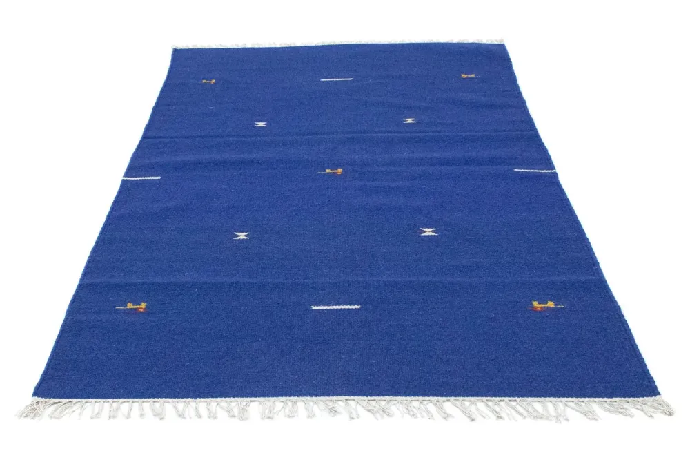 Kelim teppe - Trendy - 180 x 120 cm - blå