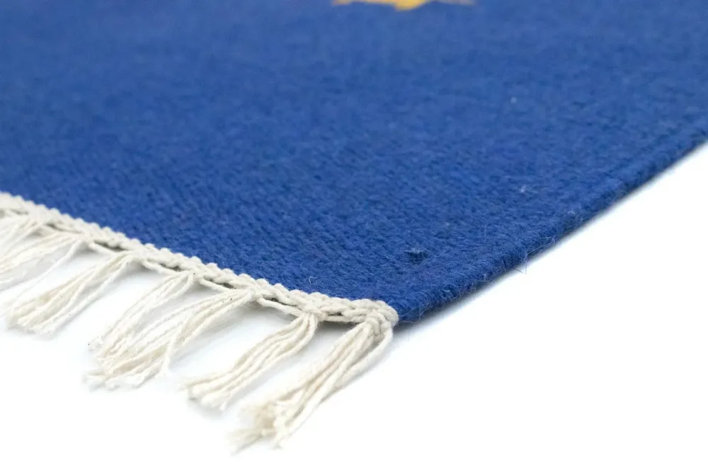 Kelim teppe - Trendy - 180 x 120 cm - blå