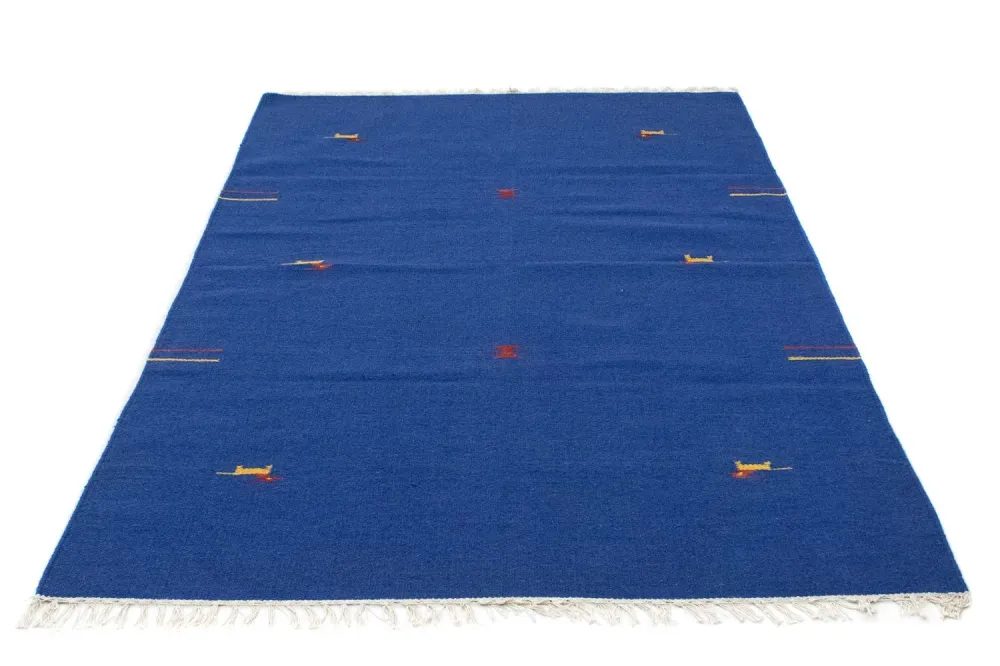 Kelim teppe - Trendy - 180 x 120 cm - blå