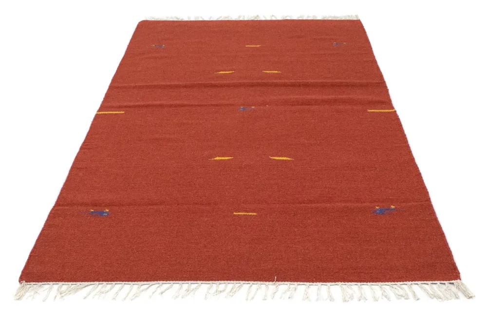 Kelim teppe - Trendy - 180 x 120 cm - rød