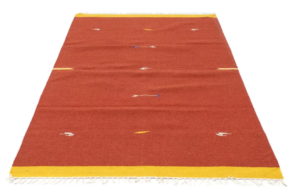 Kelim teppe - Trendy - 180 x 120 cm - rød