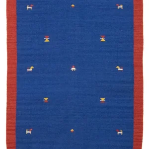 Kelim teppe - Trendy - 180 x 120 cm - blå