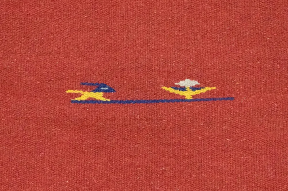 Kelim teppe - Trendy - 180 x 120 cm - rød