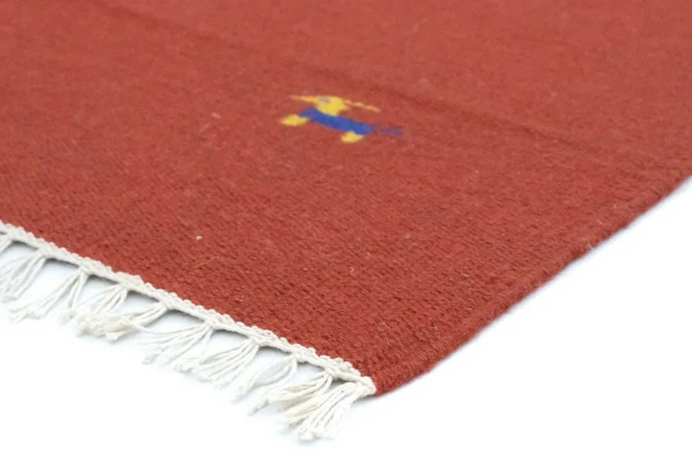 Kelim teppe - Trendy - 180 x 120 cm - rød
