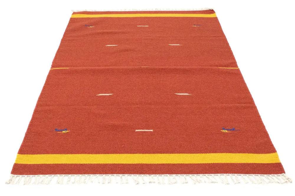 Kelim teppe - Trendy - 180 x 120 cm - rød