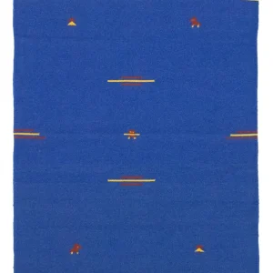 Kelim teppe - Trendy - 180 x 120 cm - blå