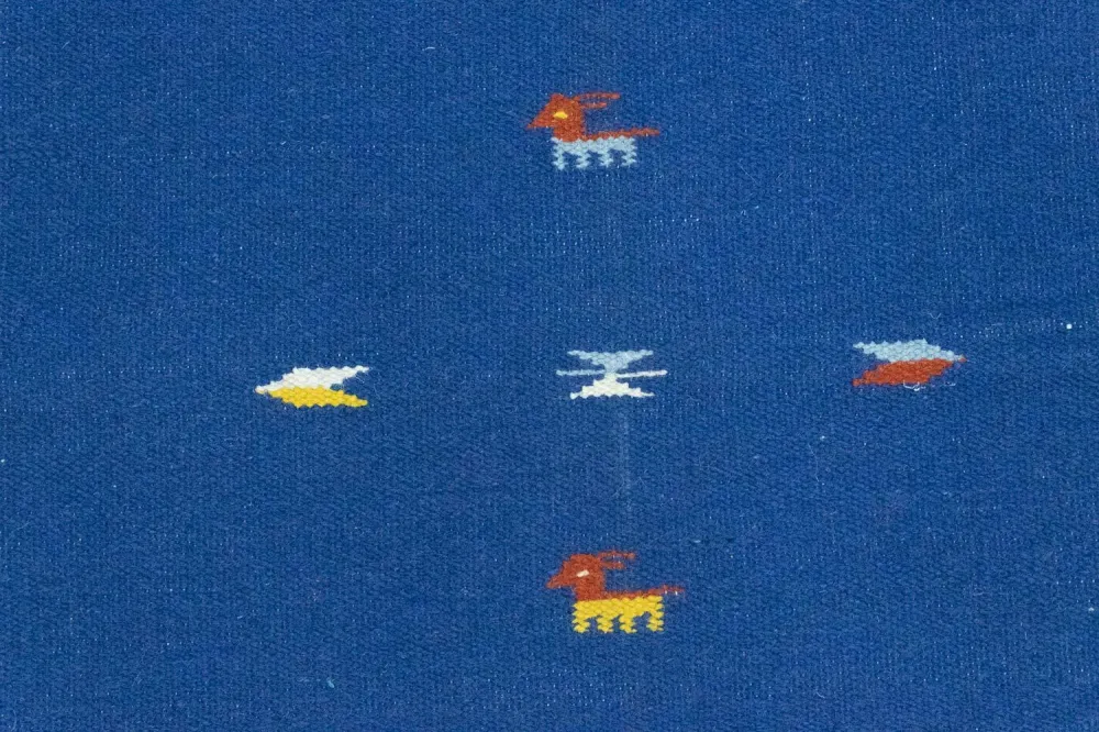 Kelim teppe - Trendy - 180 x 120 cm - blå