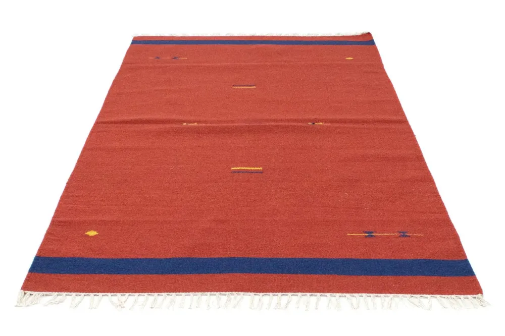 Kelim teppe - Trendy - 180 x 120 cm - rød