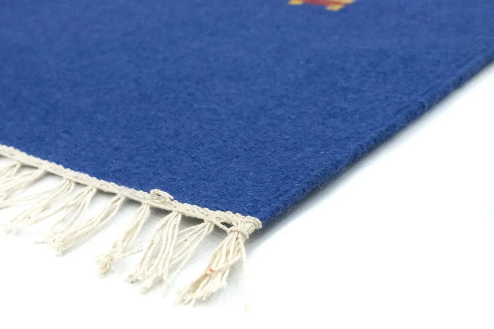 Kelim teppe - Trendy - 180 x 120 cm - blå