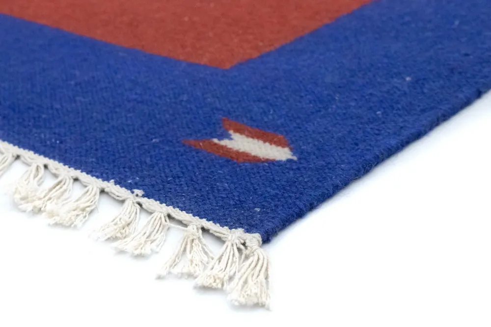 Kelim teppe - Trendy - 180 x 120 cm - rød