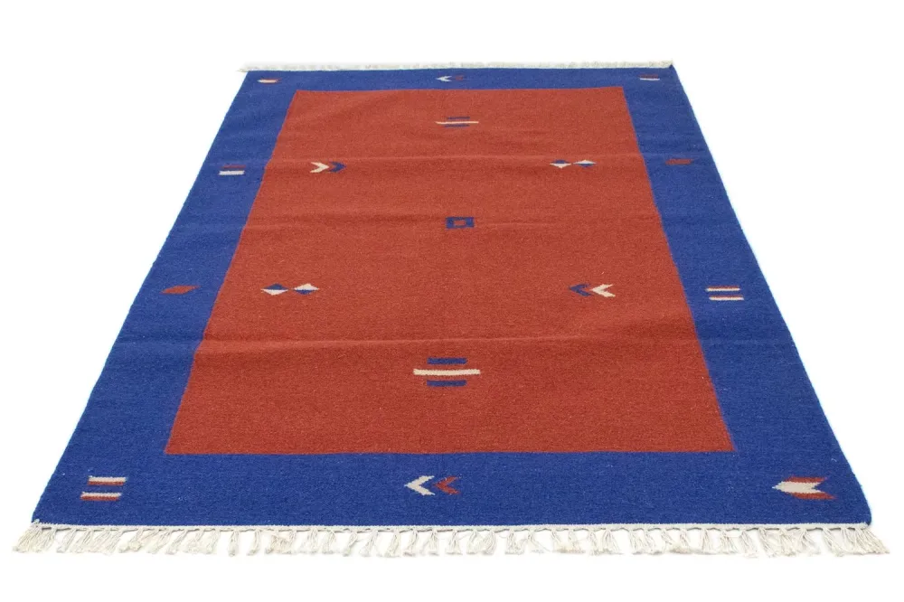 Kelim teppe - Trendy - 180 x 120 cm - rød