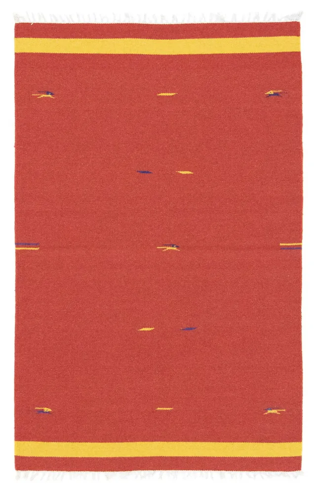 Kelim teppe - Trendy - 180 x 120 cm - rød