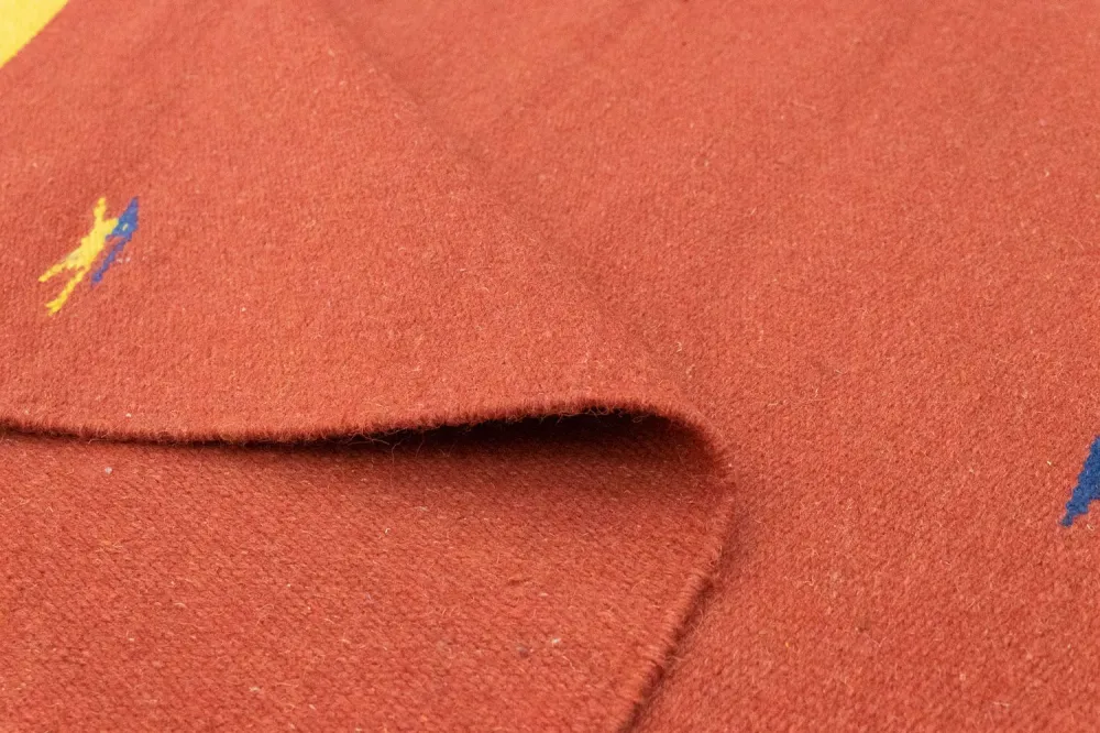 Kelim teppe - Trendy - 180 x 120 cm - rød