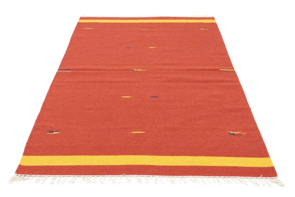 Kelim teppe - Trendy - 180 x 120 cm - rød