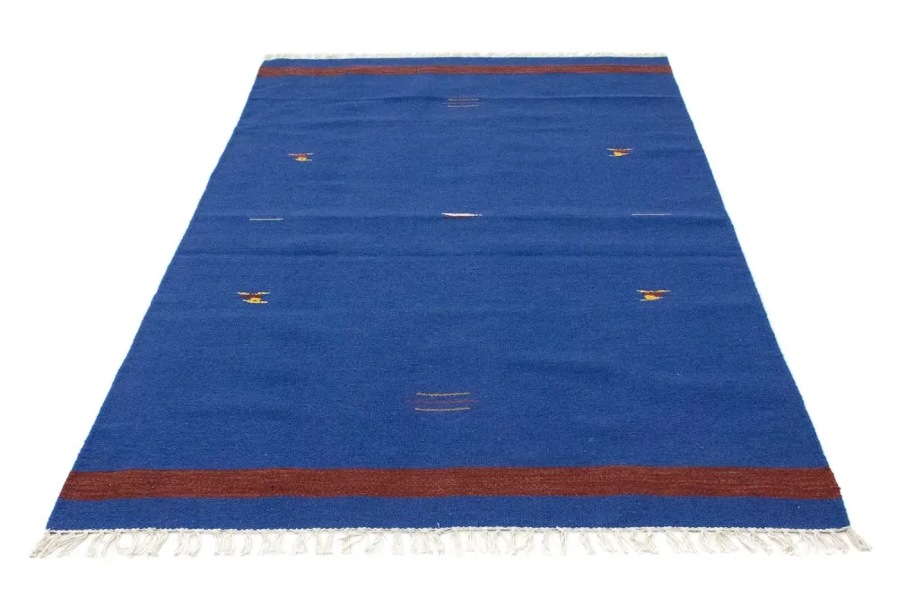 Kelim teppe - Trendy - 180 x 120 cm - blå