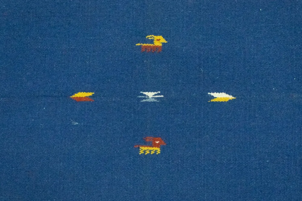 Kelim teppe - Trendy - 180 x 120 cm - blå