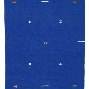 Kelim teppe - Trendy - 180 x 120 cm - blå
