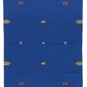 Kelim teppe - Trendy - 180 x 120 cm - blå