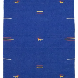 Kelim teppe - Trendy - 180 x 120 cm - blå