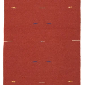 Kelim teppe - Trendy - 180 x 120 cm - rød