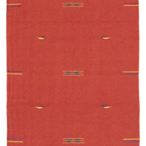 Kelim teppe - Trendy - 180 x 120 cm - rød