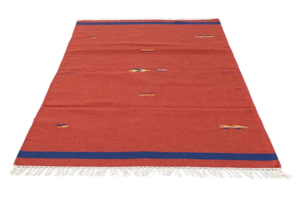 Kelim teppe - Trendy - 180 x 120 cm - rød