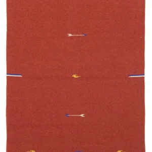 Kelim teppe - Trendy - 180 x 120 cm - rød