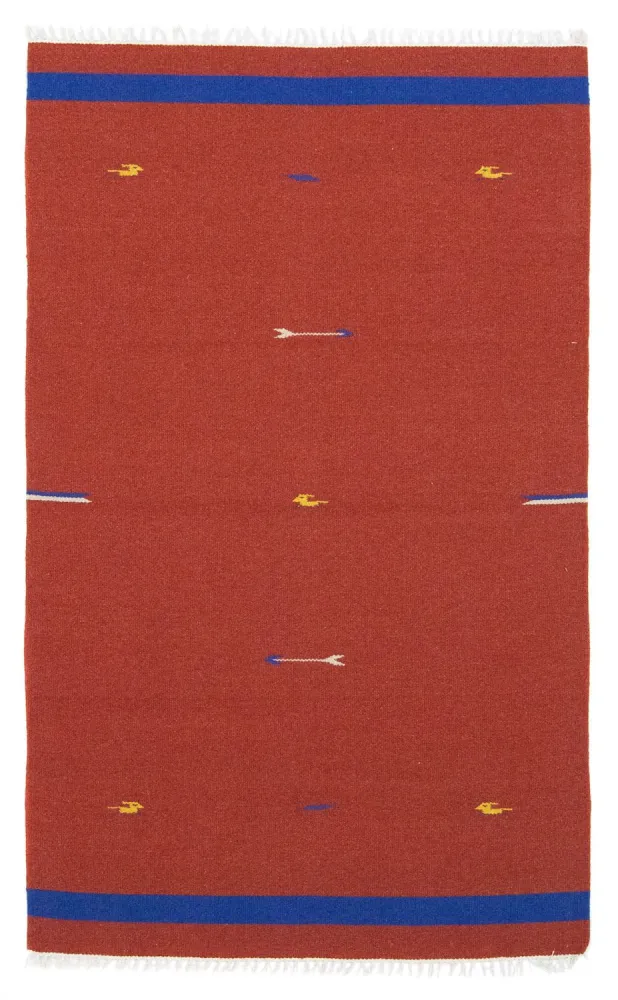Kelim teppe - Trendy - 180 x 120 cm - rød