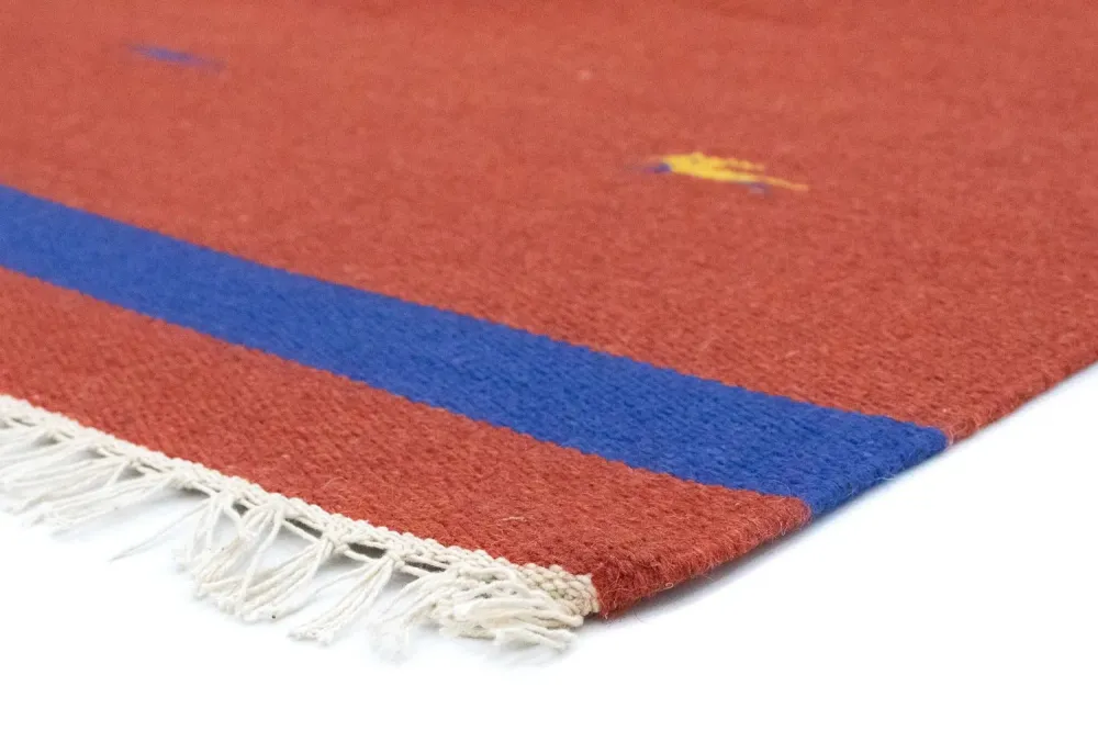 Kelim teppe - Trendy - 180 x 120 cm - rød