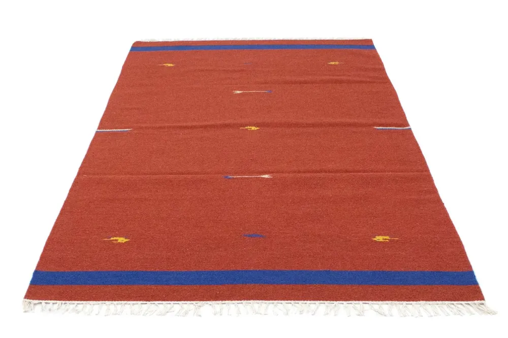 Kelim teppe - Trendy - 180 x 120 cm - rød