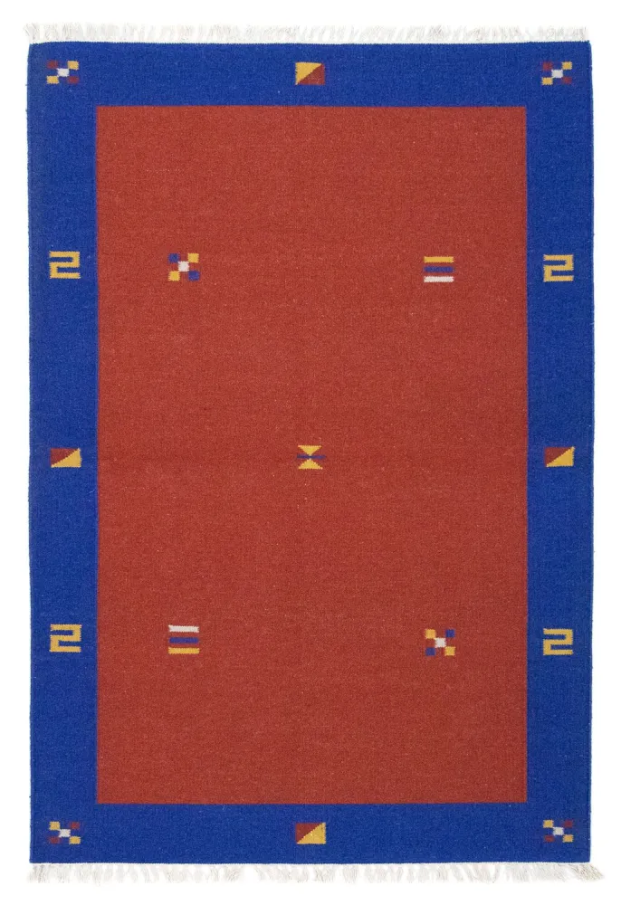 Kelim teppe - Trendy - 180 x 120 cm - rød