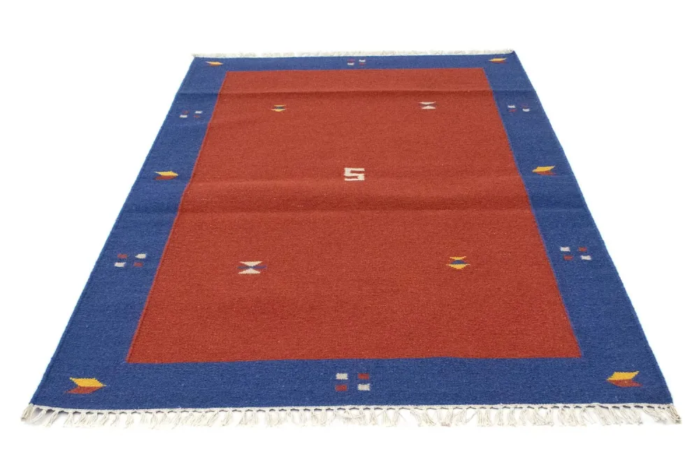 Kelim teppe - Trendy - 180 x 120 cm - rød