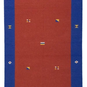 Kelim teppe - Trendy - 180 x 120 cm - rød