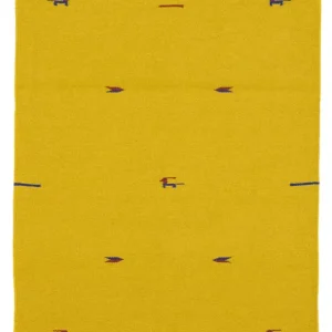 Kelim teppe - Trendy - 180 x 120 cm - gul