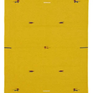 Kelim teppe - Trendy - 180 x 120 cm - gul