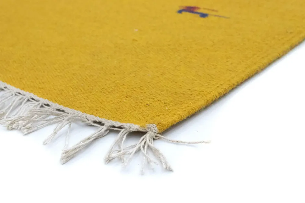 Kelim teppe - Trendy - 180 x 120 cm - gul