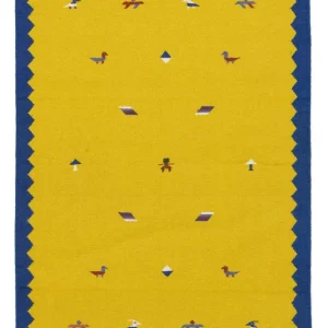 Kelim teppe - Trendy - 180 x 120 cm - gul