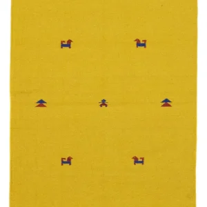 Kelim teppe - Trendy - 180 x 120 cm - gul