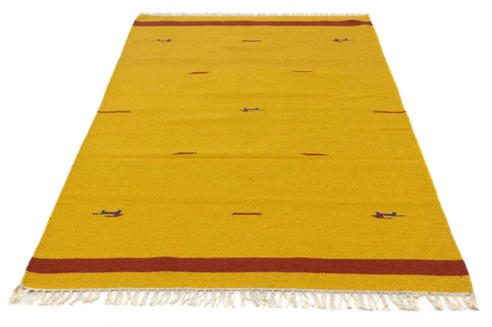 Kelim teppe - Trendy - 180 x 120 cm - gul