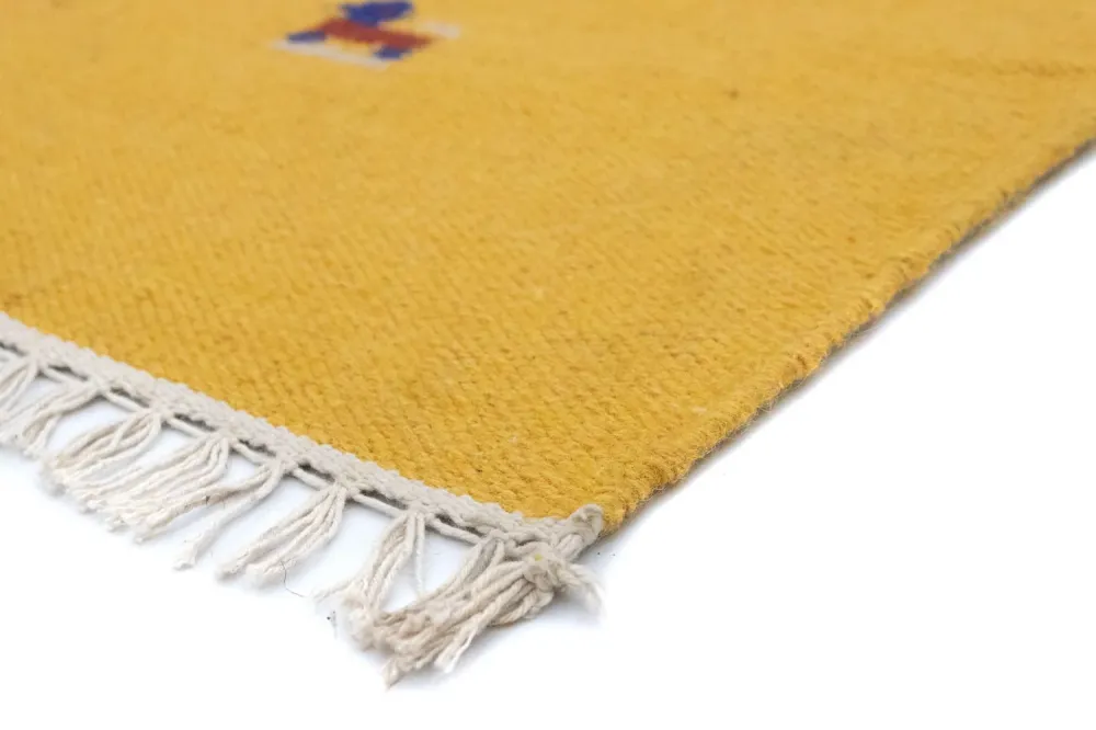 Kelim teppe - Trendy - 180 x 120 cm - gul