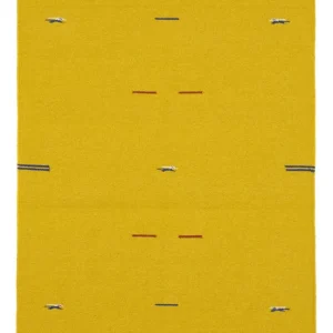 Kelim teppe - Trendy - 180 x 120 cm - gul